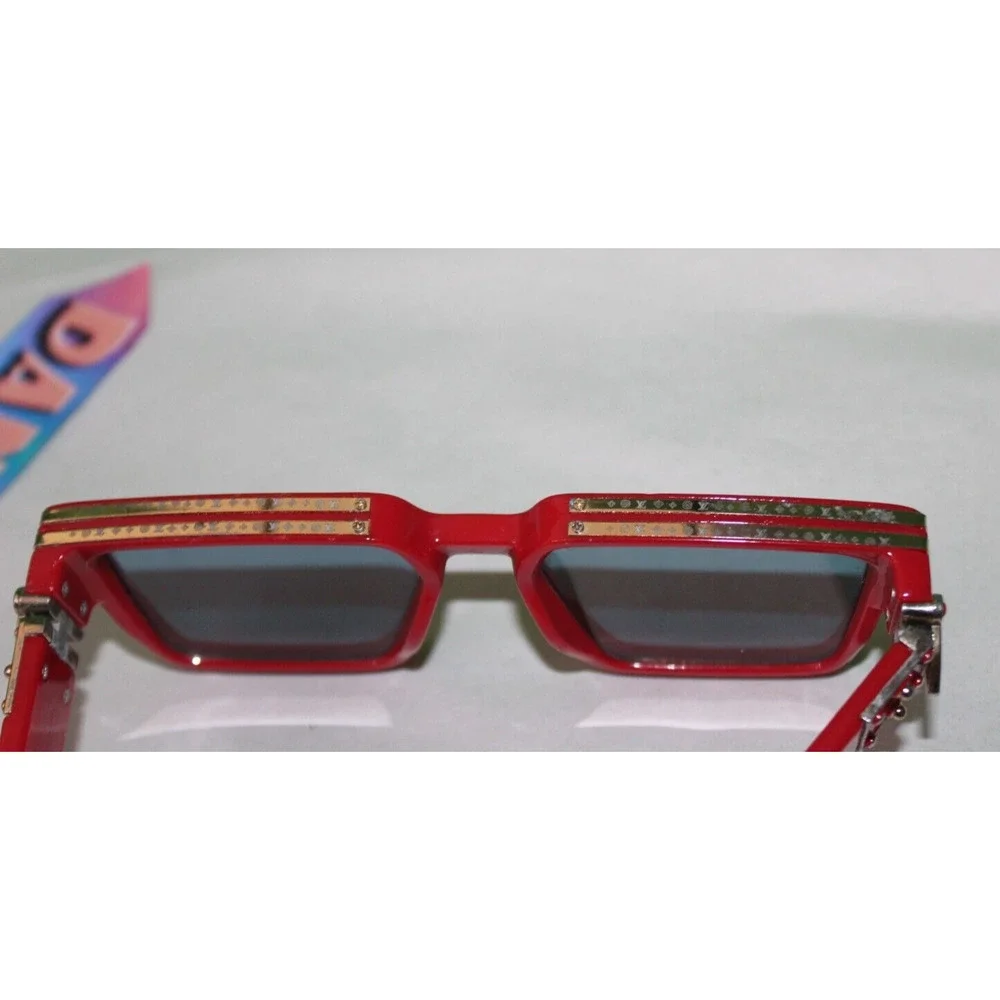 Louis Vuitton Millionaire Red Frame Men's Sunglasses Z1165W